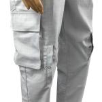 Antistatic Long Pants Cleanroom 67% Polyester+31% Cotton+2% Carbon Fiber Grey