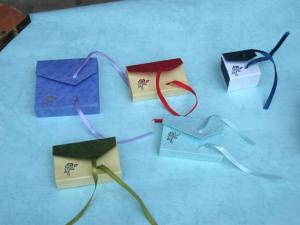 Wholesale Colors Cardboard Gift Box OEM Design Gift Box Packaging With Silk Ribbon Bow Tie from china suppliers