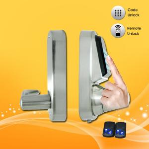 Wholesale Easy Operated Electronic Keypad Door Lock With Fingerprint / Password Open from china suppliers