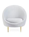 white round velvet upholstered wedding chair royal decoration event furniture