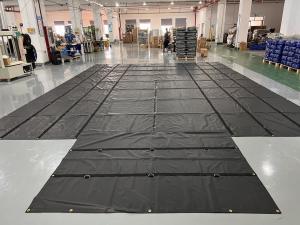 Wholesale UV Resistant Tear Resistant 14oz PVC Truck Cover For Flatbed Trucks With 6 Foot Drop from china suppliers