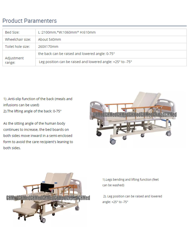 Multifunction Medical Hospital Beds Electric Hospital Nursing Bed OEM