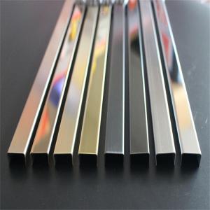 Wholesale Hairline Finish Matt Stainless Steel Trim Edge Trim Molding 201 304 316 For Wall Ceiling Frame Furniture Decoration from china suppliers