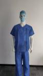 S&J Disposable Non woven medical patient gown without long sleeves