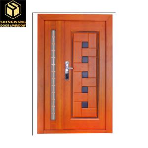 Wholesale Fireproof Swig Left Aluminum Shop Front Doors Villa Solid Aluminium Front Doors from china suppliers