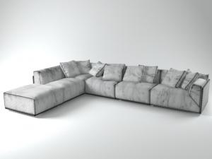 Wholesale Customized Nordic fabric sofa small family modern simple living room three person apartment from china suppliers