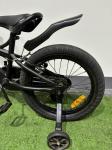 Children Big Fat 4 Wheel Yellow Sporty Kids Bike With Training Wheel