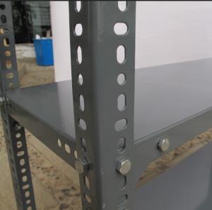 Wholesale Household Slotted Angle Steel Rack Light Duty Metal Storage Racks For Garage from china suppliers