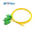 PVC LSZH Fiber Optic Pigtails 10PCS Single Mode SC / APC 0.9MM X1.5M
