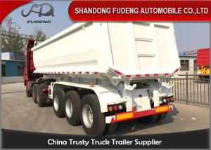 Wholesale High Strength Steel Dump Semi Trailer 5mm-8mm Bottom Plate 25CBM from china suppliers