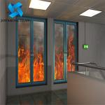 Custom Fireproof Glass Panels, Fire Rated Tempered Glass Door