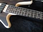 4 string bass guitar walnut wood top with Ash body Original bridges Neck through