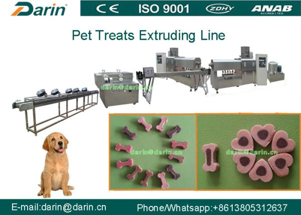 Continuous and automatic Dog Food Extruder Dental Care Pet Chewing Toy Making