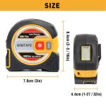 EN-71 Laser Measure Tape Outdoor DIY Digital 50ft Laser Distance Meter With HD
