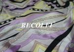 Geometry Recycled Polyester Spandex Fitness Leggings Washable Dry Easily