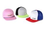SGS Magic Tape 3D Embroidery Baseball Caps 5 Panel Pantone Color