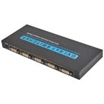 270*110*25MM 4K 4x1 DVI Signal Splitter