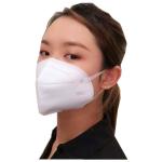 Comfortable FFP2 Respirator Mask Vertical Fold Flat Antivirus N95 Disposable