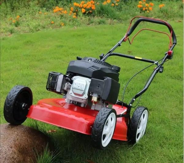 18" recoil Gasoline 4 Stroke Garden Lawn Mower Self Propelled grass trimmer