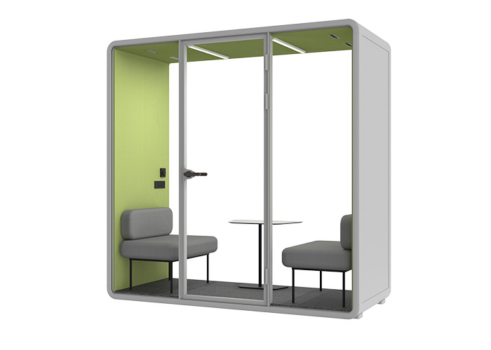 High quality soundproof phone booth acoustic office meeting pods with furniture from China