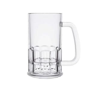 Wholesale Shatterproof Plastic Beer Glasses With Handle 12oz Plastic Beer Stein Unbreakable from china suppliers