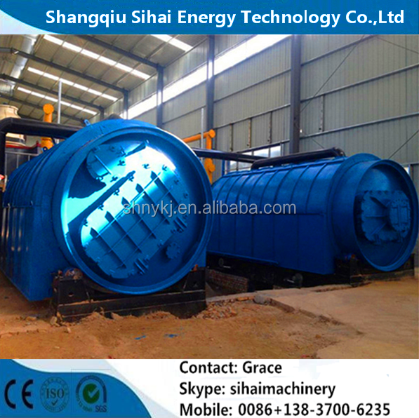 12 Tons Capacity Scrap Tire Pyrolysis Plant for Sustainable Resource Utilization