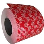 26 Gauge Galvanized Steel Sheet Coil Blue Red Grey Colour Coated Sheet Coil