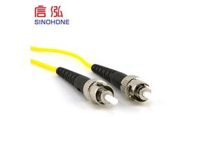 Wholesale ST / UPC Single Mode Fiber Optic Patch Cord High Durability Long Delivery Length from china suppliers