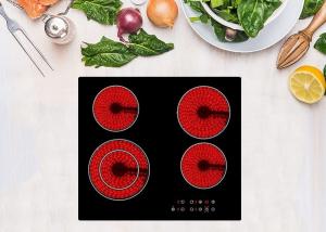 Wholesale Multifunction 240V Drop In 4 Burner Ceramic Cooktop from china suppliers