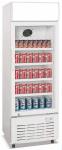 228L upright signle door aluminium inner direct cooling display beverage cooler