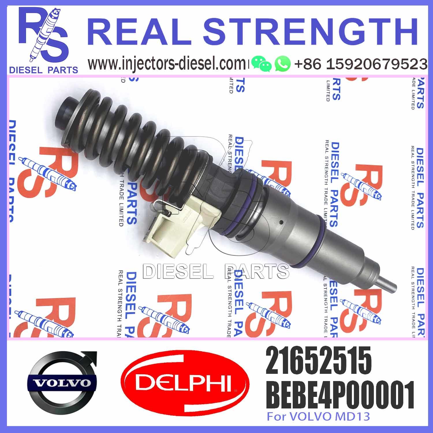 MD9 Diesel Engine Fuel Unit Injector BEBE4D45001 21947762 21379931 BEBE4D18001 22254568 21652515