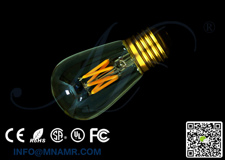 ST45 Edison LED Bulb 2200K 3W E26 E27 B22 Constant Current Warm White Event Party Lighting Decorations