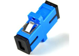 Wholesale Blue SC SM Simplex Fiber Optic Network Adapter SC Female To SC Female from china suppliers