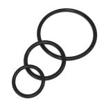 Guaranteed Black Colour FKM / Silicone / EDPM NBR Rubber O Rings Seals For High