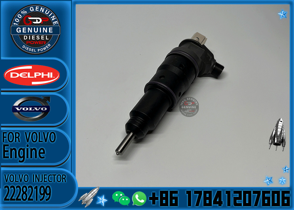 Common Rail Diesel Fuel Injector BEBJ1F06001 22282199 For FM/FMX D11K Engine