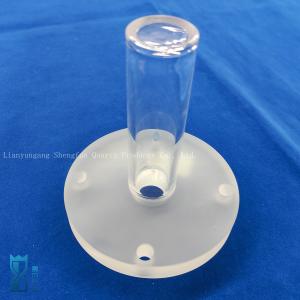 Wholesale Custom Corrosion Resistant Polishing Punching Quartz Flange Tube Glass Pipe For Scientific Research from china suppliers
