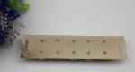 Shoes accessories light gold iron sheets diamond decorative metal buckle parts