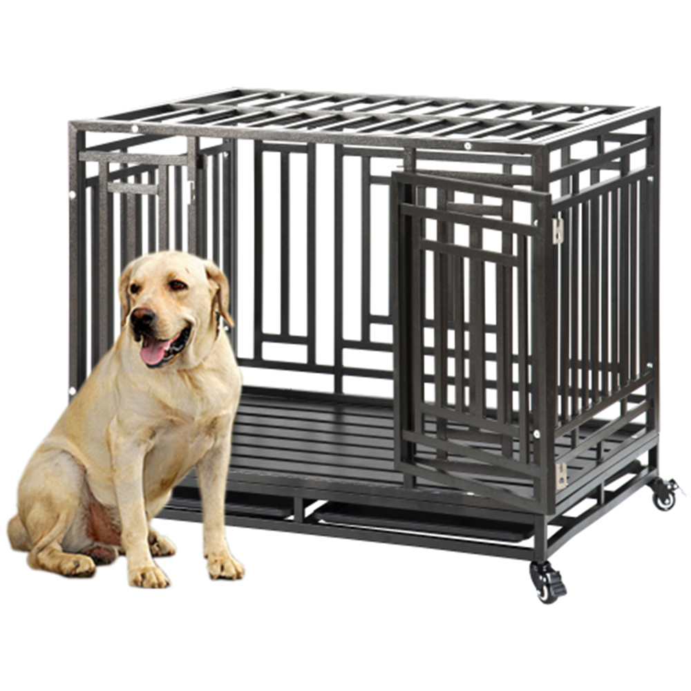 Metal Pet Exercise Fence Dog Cage Pet Playpen With 16 Panels or 8 Panels,Kennel