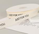 INS Style Rib Beige Birthday Cake Gift Wrap Ribbon English Bouquet Decoration