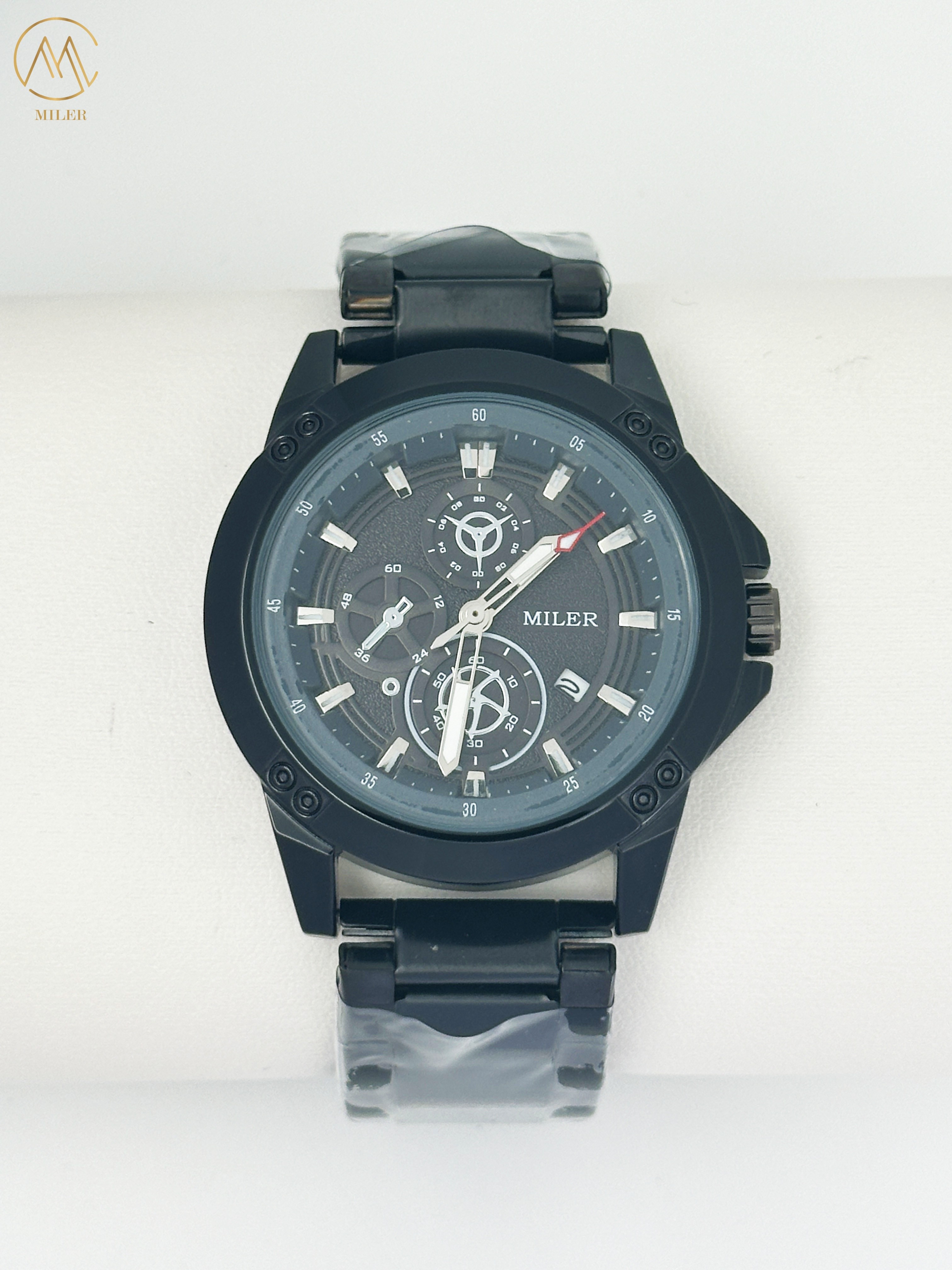 MILER Fashion Business Mens Watches Luxury Quartz Watch 3ATM Waterproof With Date Wristwatch Reloj