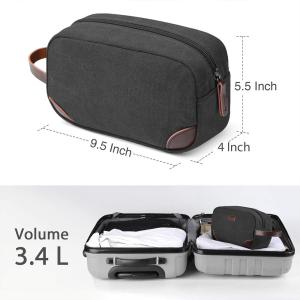 Wholesale Mens Canvas Portable Bathroom Bag For Business Trip from china suppliers