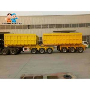 Wholesale 60 Tons 2 Axles Cargo Super Link Semi Trailer Delivery for Sands and Stones from china suppliers