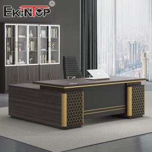 Wholesale Waterproof L Shape Office Desk Manger Boss Office Furniture Solutions Executive Desk Table from china suppliers