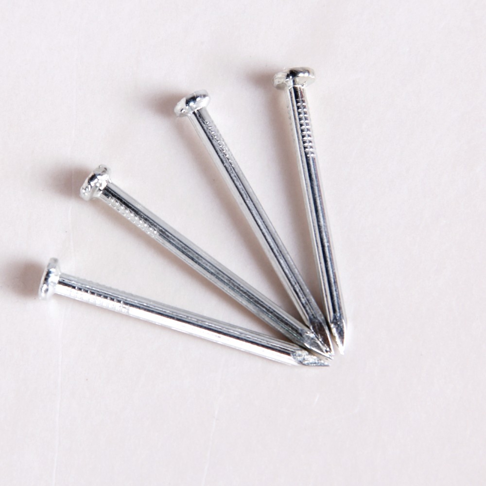 Silver Stainless Steel Concrete Nail Box Packing For Building