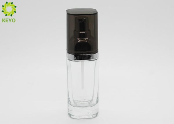 Cosmetic Oil Glass Beauty Containers 40ml Lotion Pump Liquid Foundation Serum
