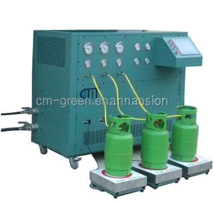 R22 R134a freon recovery filling machine oil less refrigerant split charging R404a R410a recharge machine refilling syst