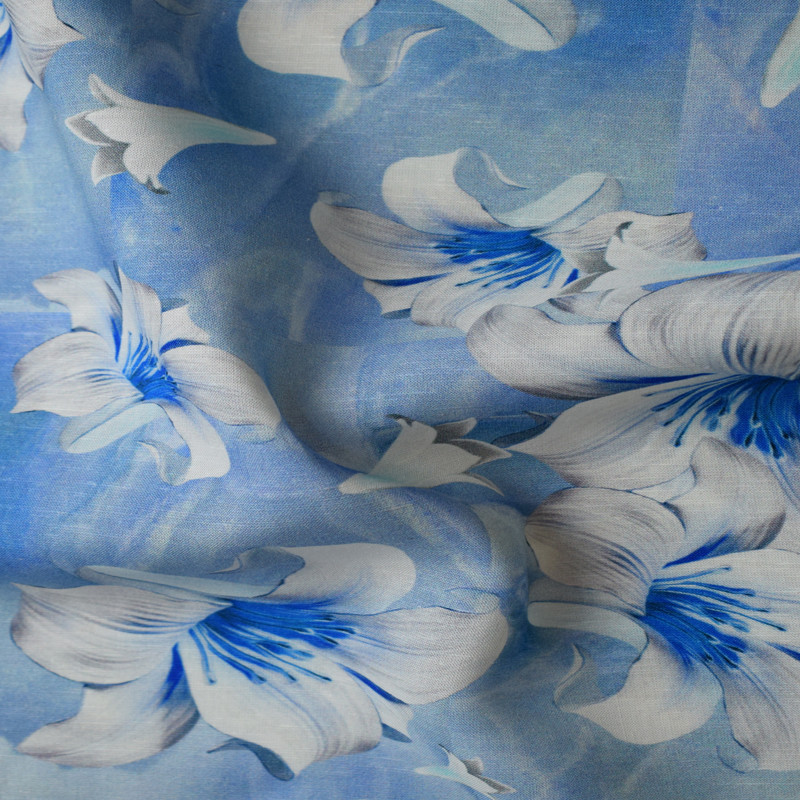 Shirts Trousers 100% Tencel Digital Print Floral Twill Fabric