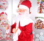 Electric Christmas old man music Santa Claus 160cm Outdoor Christmas Decoration