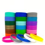 Length 20cm-25cm Printed Silicone Bracelets for Soccer Ball Game Festival