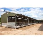 Painted Prefabricated Cow Shed Steel Structural Fabrication Construction For